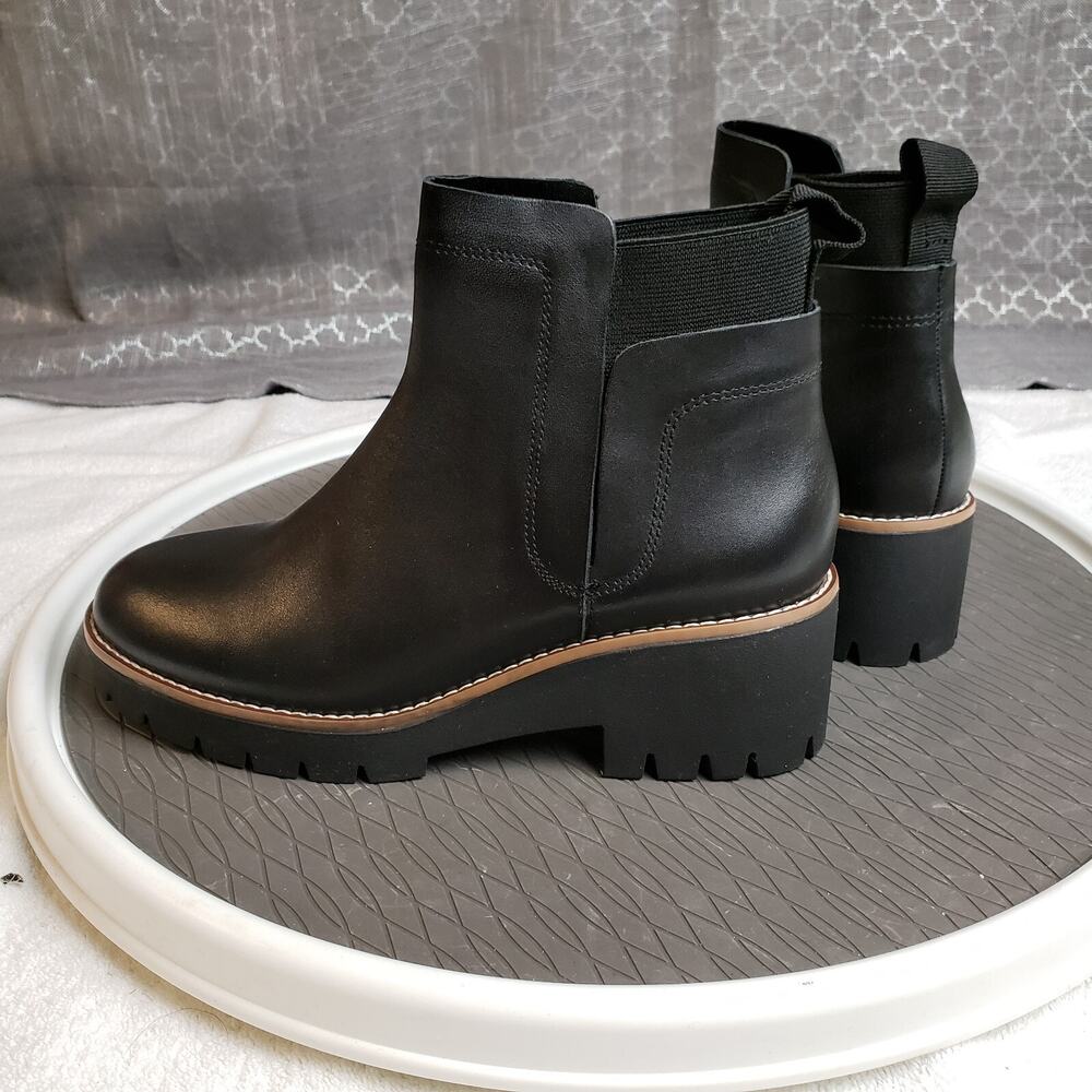 Blondo Danika Boots Womens 7.5M Black Waterproof Chunky Sole Chelseacore - Picture 6 of 12